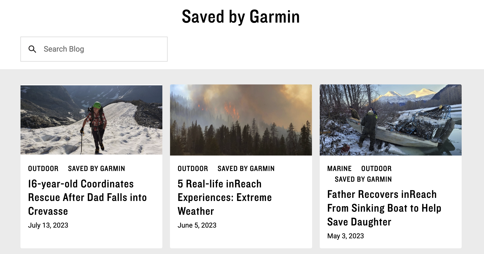 Garmin Saves